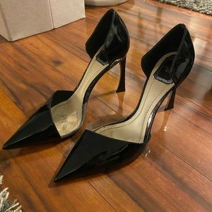 Black Dior heels